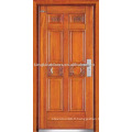 Porte extérieure en bois en acier (JKD-235) pour la conception de la porte blindée de Chine Top 10 marque porte